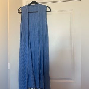 New Lularoe blue ribbed Joy